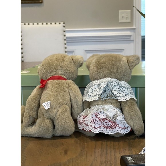Set of 2 Teddy Bear For Craft Purposes Stuffed Animal  9" - Picture 4 of 5